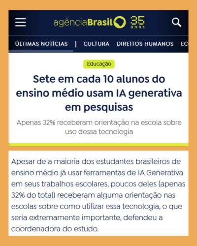 7 em cada 10 ensino médio